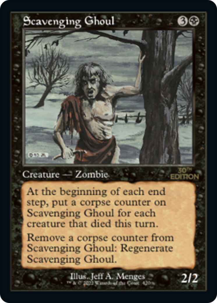 Scavenging Ghoul (30A-420) - 30th Anniversary Edition - Premium MTG Single from Wizards of the Coast - Just $5.76! Shop now at Game Crave Tournament Store