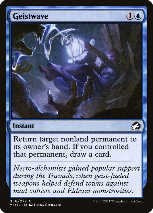 Geistwave (MID-056) - Innistrad: Midnight Hunt - Premium MTG Single from Wizards of the Coast - Just $0.08! Shop now at Game Crave Tournament Store