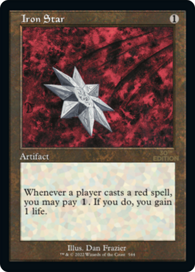 Iron Star (30A-544) - 30th Anniversary Edition - Premium MTG Single from Wizards of the Coast - Just $11.64! Shop now at Game Crave Tournament Store