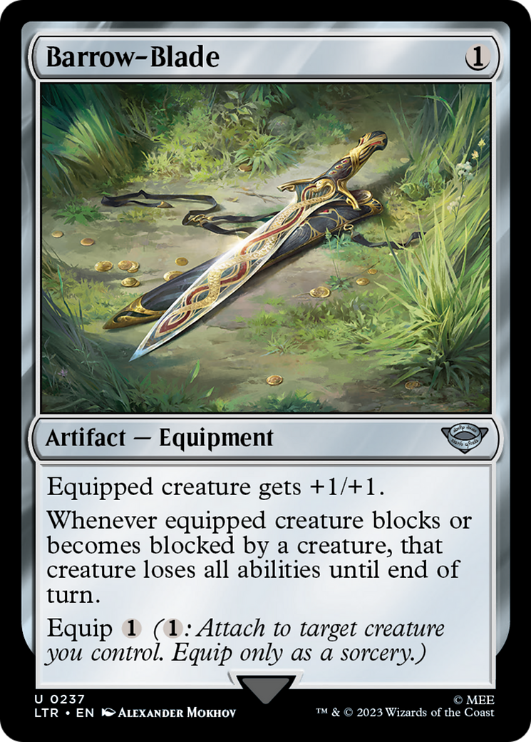 Barrow-Blade (LTR-237) - The Lord of the Rings: Tales of Middle-earth Foil - Premium MTG Single from Wizards of the Coast - Just $0.08! Shop now at Game Crave Tournament Store