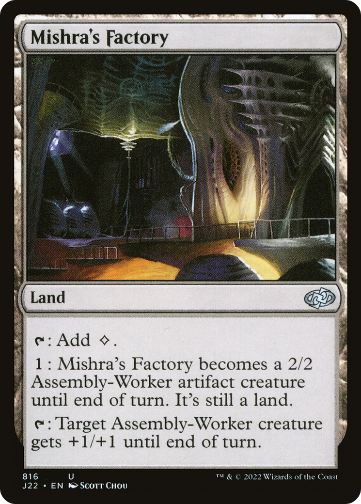 Mishra's Factory (J22-816) - Jumpstart 2022 - Premium MTG Single from Wizards of the Coast - Just $0.08! Shop now at Game Crave Tournament Store