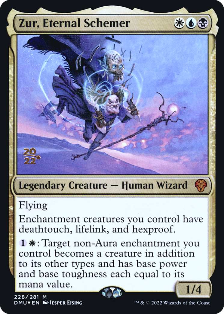 Zur, Eternal Schemer (PDMU-228S) - Dominaria United Promos Foil - Premium MTG Single from Wizards of the Coast - Just $9.91! Shop now at Game Crave Tournament Store