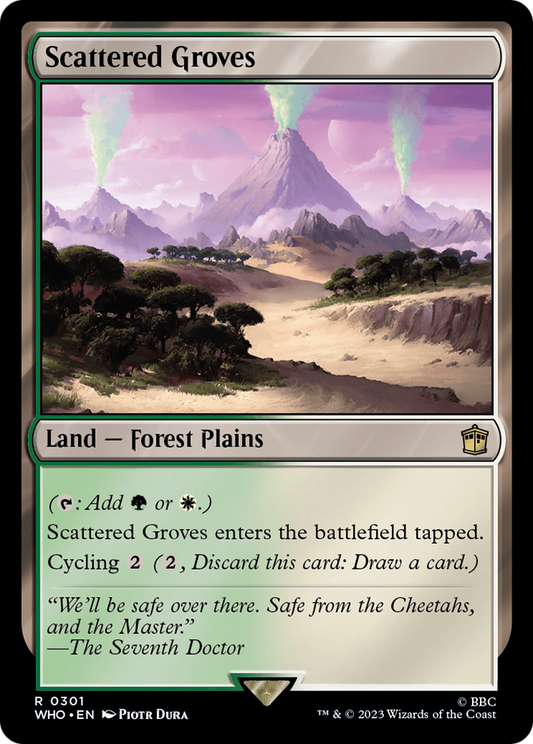 Scattered Groves (WHO-301) - Doctor Who - Premium MTG Single from Wizards of the Coast - Just $0.08! Shop now at Game Crave Tournament Store