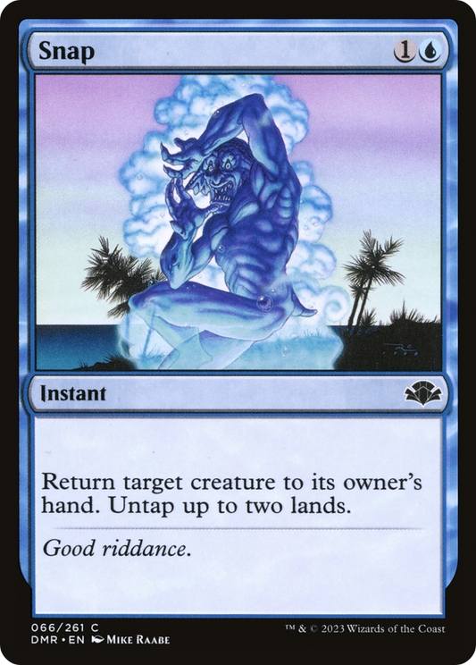 Snap (DMR-066) - Dominaria Remastered - Premium MTG Single from Wizards of the Coast - Just $0.35! Shop now at Game Crave Tournament Store