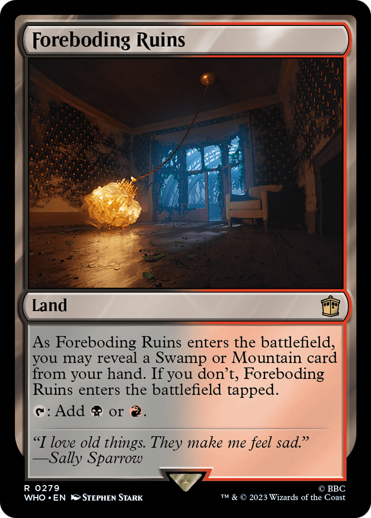 Foreboding Ruins (WHO-279) - Doctor Who - Premium MTG Single from Wizards of the Coast - Just $0.08! Shop now at Game Crave Tournament Store