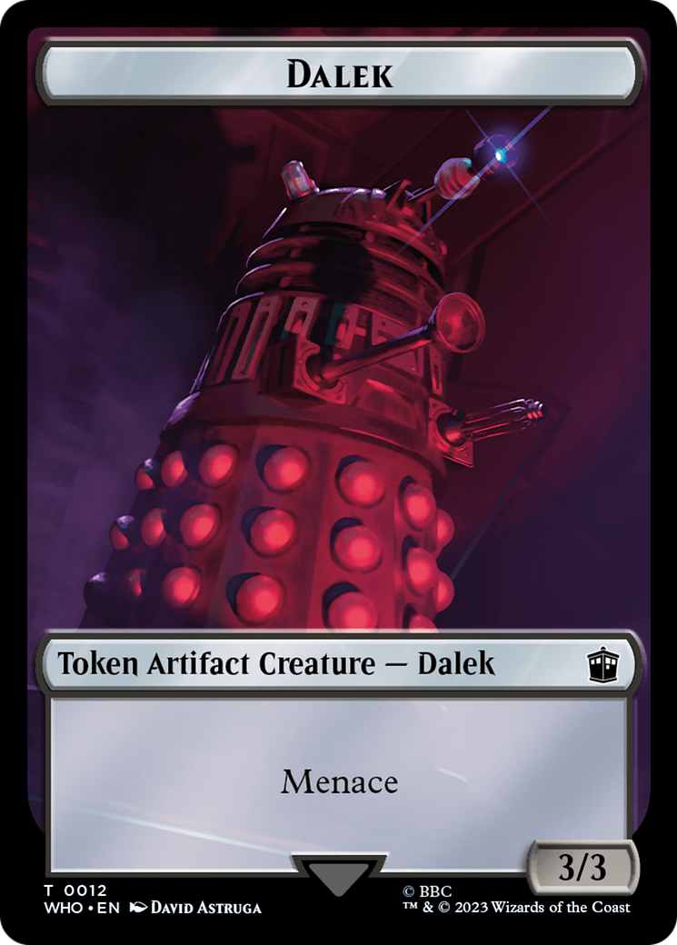 Dalek (TWHO-012) - Doctor Who Tokens - Premium MTG Single from Wizards of the Coast - Just $0! Shop now at Game Crave Tournament Store