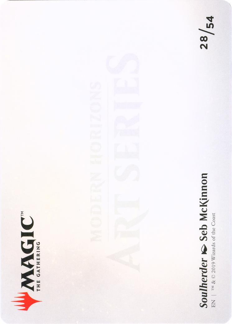Soulherder // Soulherder (AMH1-028) - Modern Horizons Art Series (Borderless) - Premium MTG Single from Wizards of the Coast - Just $0! Shop now at Game Crave Tournament Store