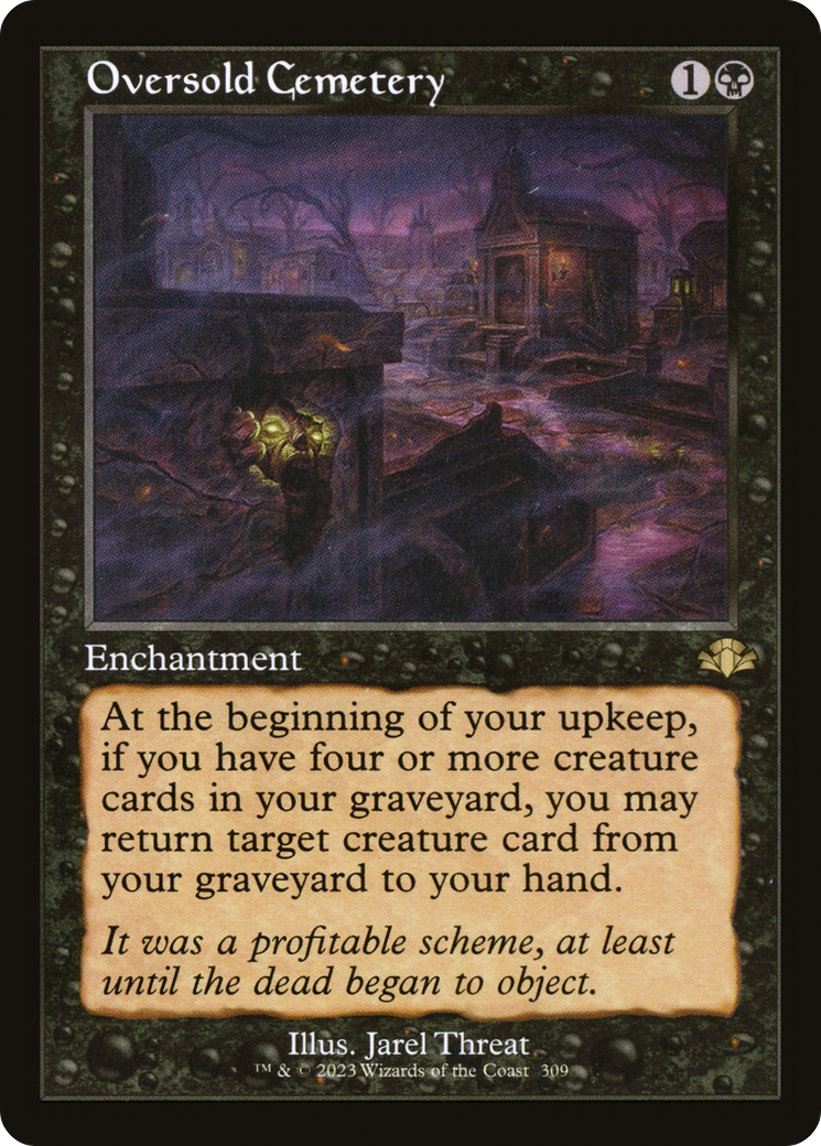 Oversold Cemetery (DMR-309) - Dominaria Remastered - Premium MTG Single from Wizards of the Coast - Just $0.20! Shop now at Game Crave Tournament Store