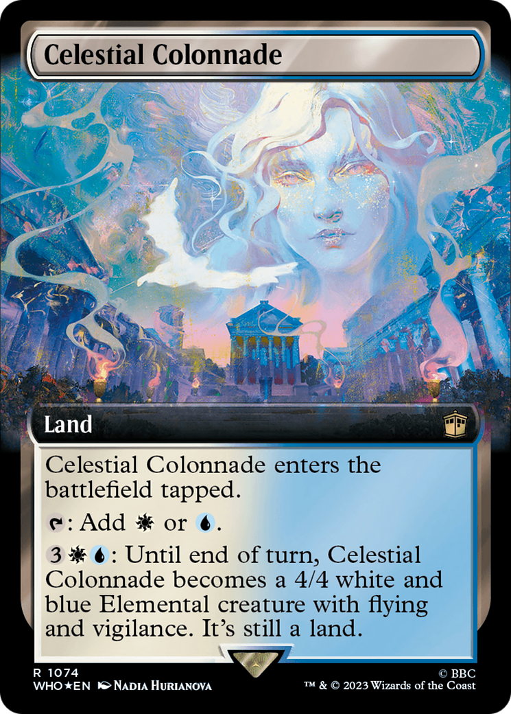 Celestial Colonnade (WHO-1074) - Doctor Who: (Extended Art) Foil - Premium MTG Single from Wizards of the Coast - Just $0.20! Shop now at Game Crave Tournament Store