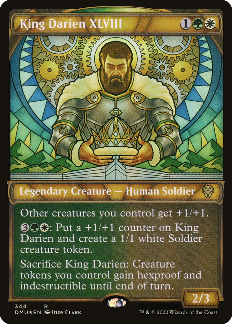 King Darien XLVIII (DMU-344) - Dominaria United: (Showcase) Foil - Premium MTG Single from Wizards of the Coast - Just $0.31! Shop now at Game Crave Tournament Store