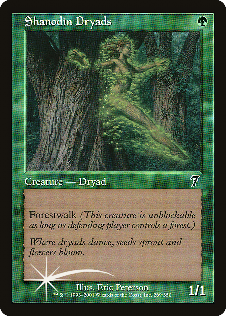 Shanodin Dryads (7ED-269★) - Seventh Edition Foil - Premium MTG Single from Wizards of the Coast - Just $1.24! Shop now at Game Crave Tournament Store