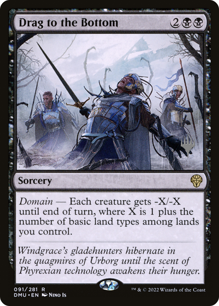 Drag to the Bottom (PDMU-91P) - Dominaria United Promos - Premium MTG Single from Wizards of the Coast - Just $0.08! Shop now at Game Crave Tournament Store