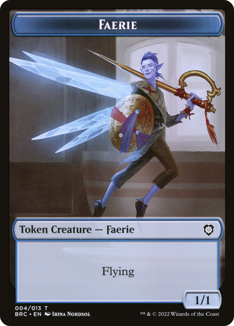 Faerie (TBRC-004) - The Brothers' War Commander Tokens Foil - Premium MTG Single from Wizards of the Coast - Just $0! Shop now at Game Crave Tournament Store