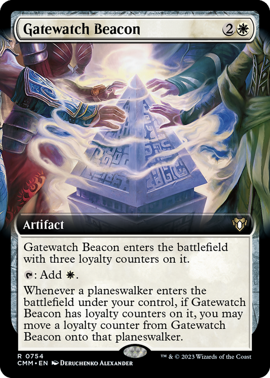 Gatewatch Beacon (CMM-754) - Commander Masters: (Extended Art) - Premium MTG Single from Wizards of the Coast - Just $0.08! Shop now at Game Crave Tournament Store