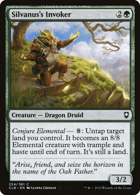 Silvanus's Invoker (CLB-254) - Commander Legends: Battle for Baldur's Gate - Premium MTG Single from Wizards of the Coast - Just $0.08! Shop now at Game Crave Tournament Store