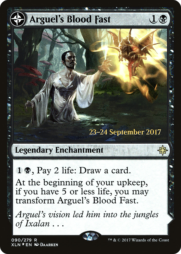 Arguel's Blood Fast // Temple of Aclazotz (PXLN-90S) - Ixalan Promos: (compasslanddfc) Foil - Premium MTG Single from Wizards of the Coast - Just $0.20! Shop now at Game Crave Tournament Store