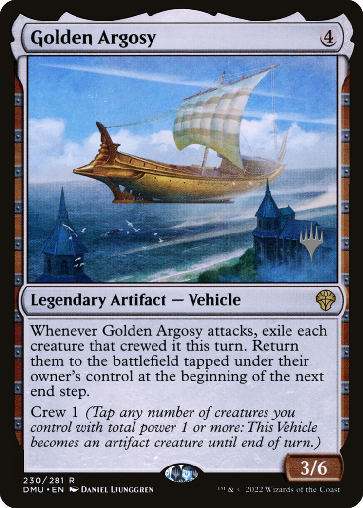 Golden Argosy (PDMU-230P) - Dominaria United Promos - Premium MTG Single from Wizards of the Coast - Just $0.16! Shop now at Game Crave Tournament Store