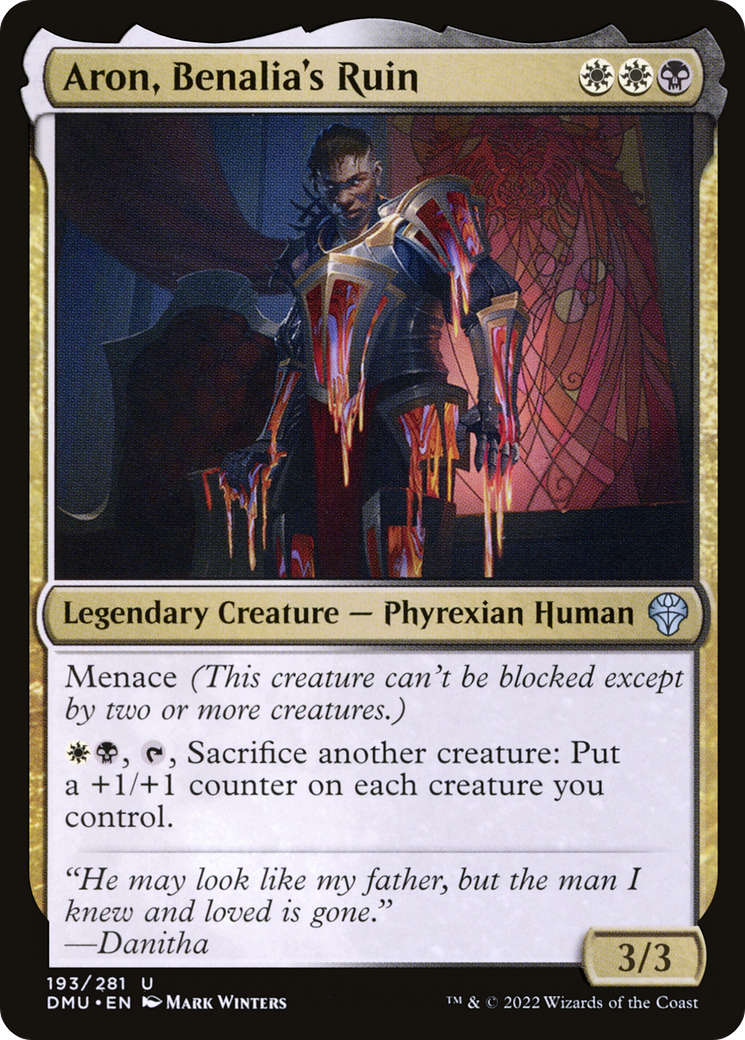 Aron, Benalia's Ruin (DMU-193) - Dominaria United - Premium MTG Single from Wizards of the Coast - Just $0.08! Shop now at Game Crave Tournament Store