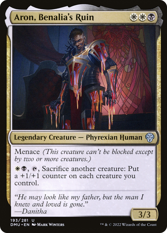 Aron, Benalia's Ruin (DMU-193) - Dominaria United - Premium MTG Single from Wizards of the Coast - Just $0.08! Shop now at Game Crave Tournament Store