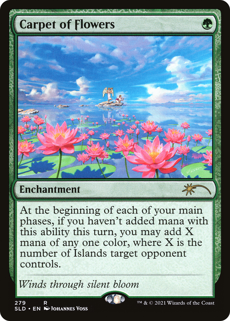Carpet of Flowers (SLD-279) - Secret Lair Drop - Premium MTG Single from Wizards of the Coast - Just $4.25! Shop now at Game Crave Tournament Store