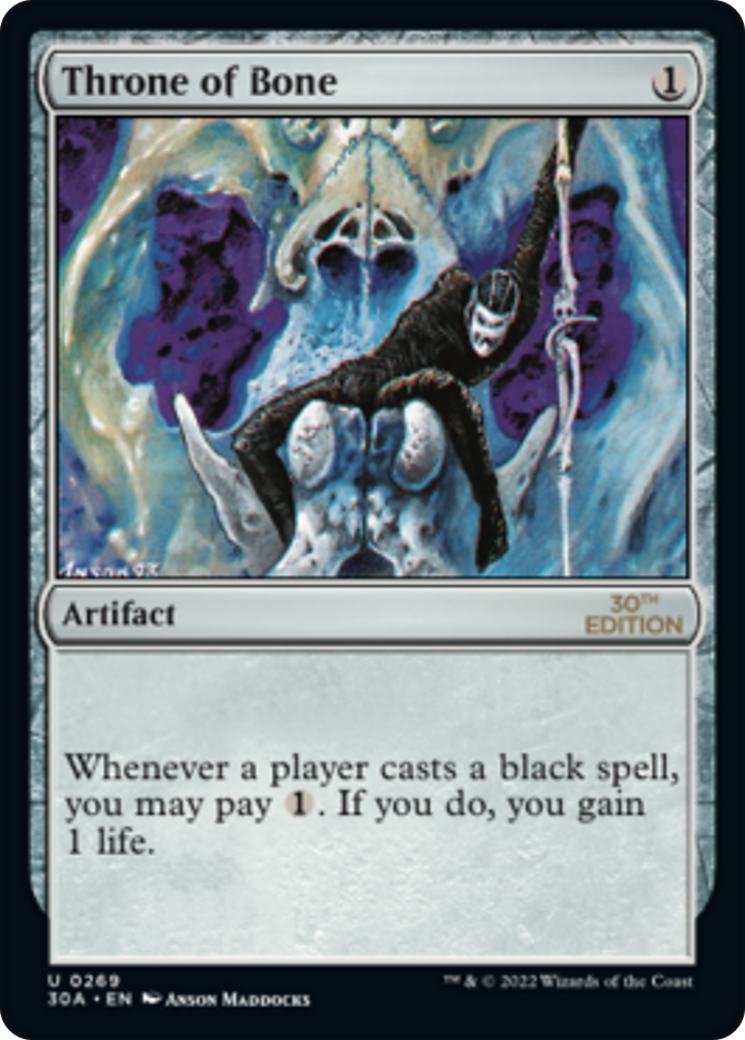 Throne of Bone (30A-269) - 30th Anniversary Edition - Premium MTG Single from Wizards of the Coast - Just $0.30! Shop now at Game Crave Tournament Store