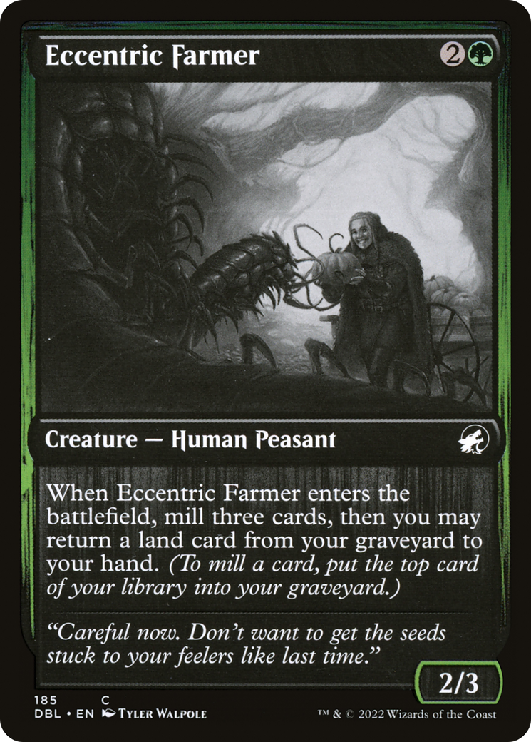 Eccentric Farmer (DBL-185) - Innistrad: Double Feature Foil - Premium MTG Single from Wizards of the Coast - Just $0.28! Shop now at Game Crave Tournament Store