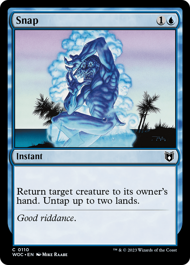 Snap (WOC-110) - Wilds of Eldraine Commander - Premium MTG Single from Wizards of the Coast - Just $0.77! Shop now at Game Crave Tournament Store