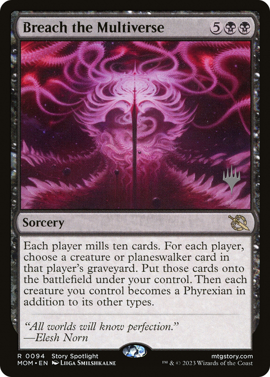 Breach the Multiverse (PMOM-94P) - March of the Machine Promos - Premium MTG Single from Wizards of the Coast - Just $1.34! Shop now at Game Crave Tournament Store
