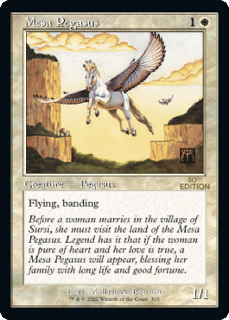Mesa Pegasus (30A-325) - 30th Anniversary Edition - Premium MTG Single from Wizards of the Coast - Just $23.76! Shop now at Game Crave Tournament Store