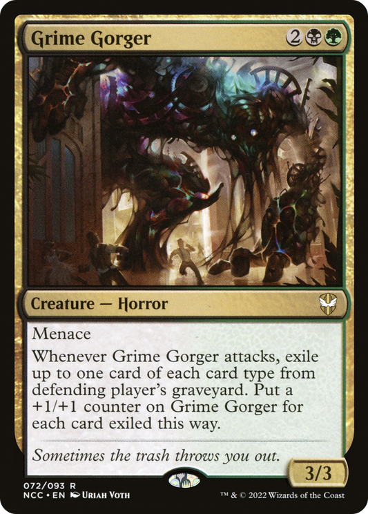 Grime Gorger (NCC-072) - New Capenna Commander - Premium MTG Single from Wizards of the Coast - Just $0.25! Shop now at Game Crave Tournament Store
