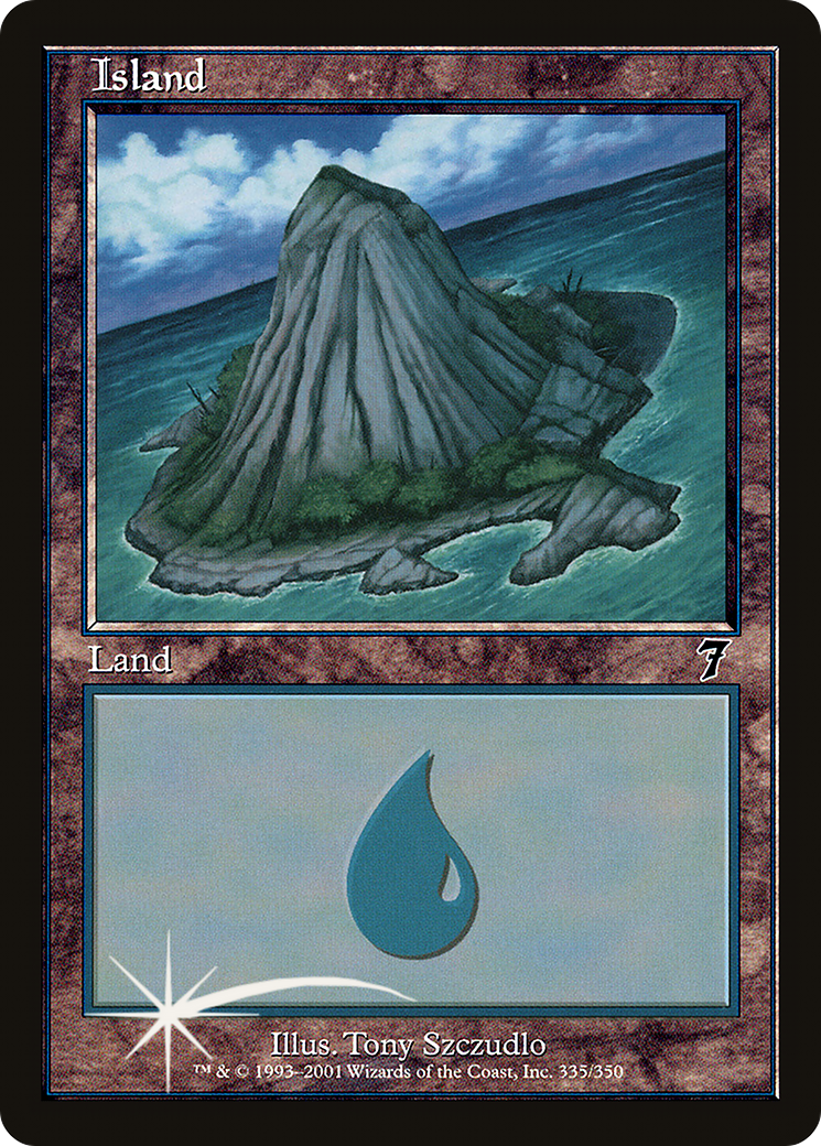 Island (7ED-335★) - Seventh Edition Foil - Premium MTG Single from Wizards of the Coast - Just $6.58! Shop now at Game Crave Tournament Store