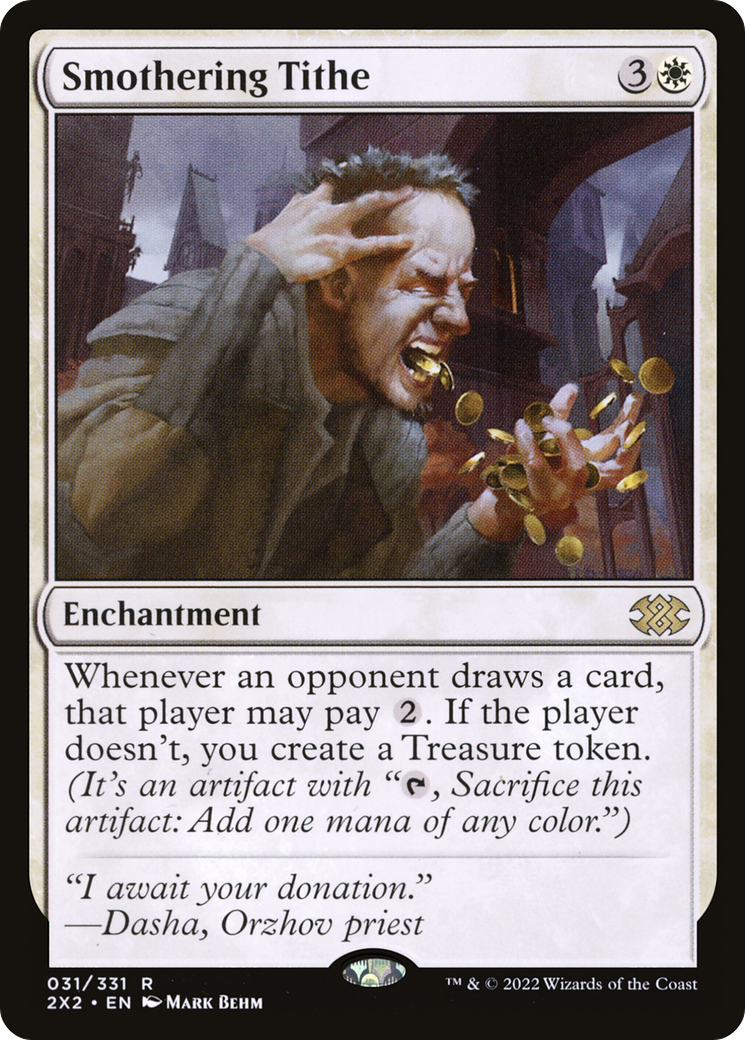 Smothering Tithe (2X2-031) - Double Masters 2022 - Premium MTG Single from Wizards of the Coast - Just $8.17! Shop now at Game Crave Tournament Store