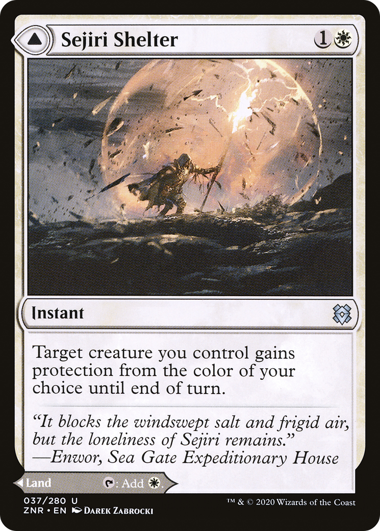 Sejiri Shelter // Sejiri Glacier (ZNR-037) - Zendikar Rising - Premium MTG Single from Wizards of the Coast - Just $0.31! Shop now at Game Crave Tournament Store