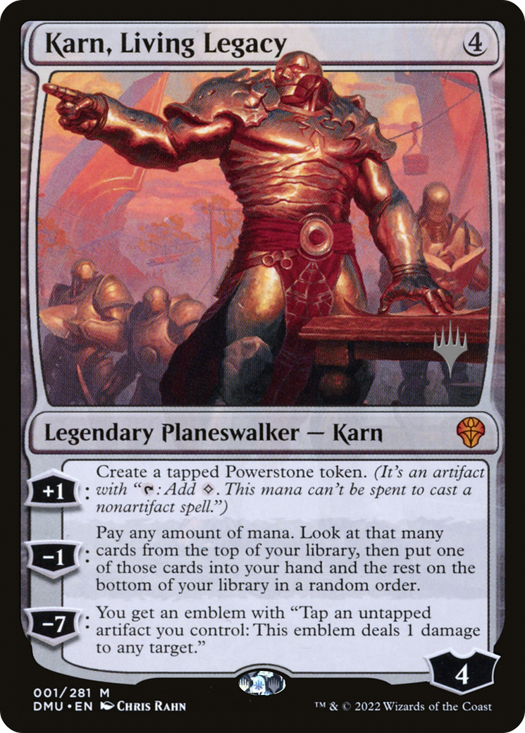 Karn, Living Legacy (PDMU-01P) - Dominaria United Promos - Premium MTG Single from Wizards of the Coast - Just $0.64! Shop now at Game Crave Tournament Store