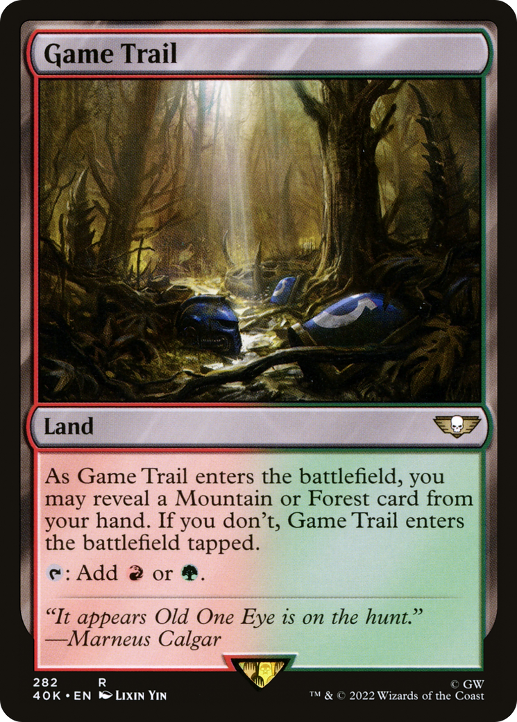 Game Trail (40K-282) - Warhammer 40,000 Commander - Premium MTG Single from Wizards of the Coast - Just $0.08! Shop now at Game Crave Tournament Store