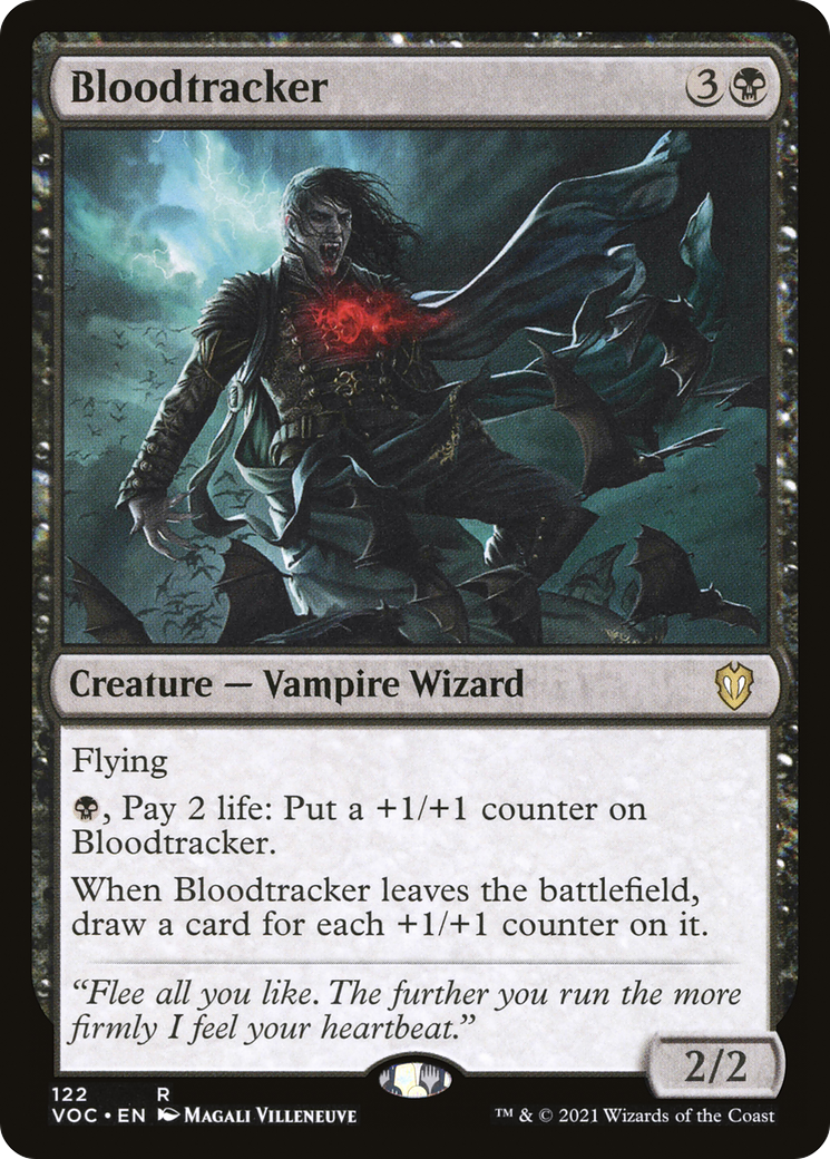 Bloodtracker (VOC-122) - Crimson Vow Commander - Premium MTG Single from Wizards of the Coast - Just $0.25! Shop now at Game Crave Tournament Store