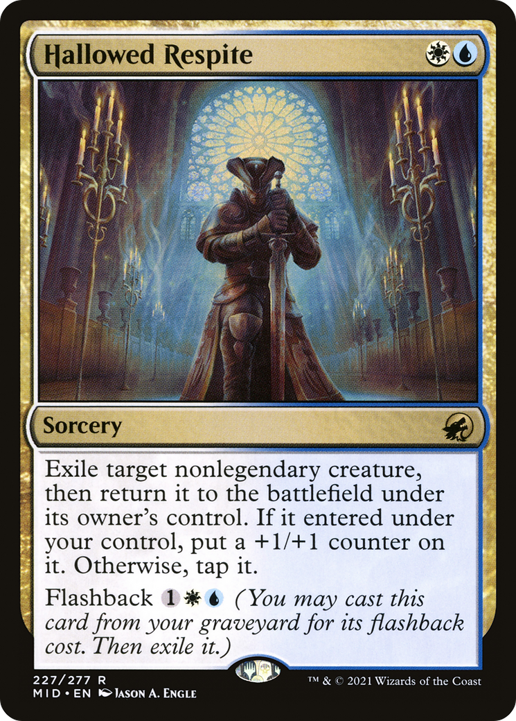 Hallowed Respite (MID-227) - Innistrad: Midnight Hunt Foil - Premium MTG Single from Wizards of the Coast - Just $0.25! Shop now at Game Crave Tournament Store