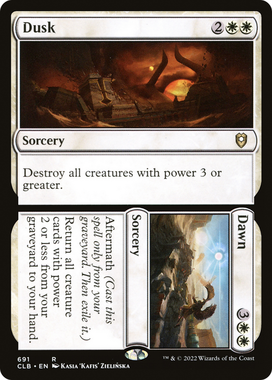 Dusk // Dawn (CLB-691) - Commander Legends: Battle for Baldur's Gate - Premium MTG Single from Wizards of the Coast - Just $0.08! Shop now at Game Crave Tournament Store