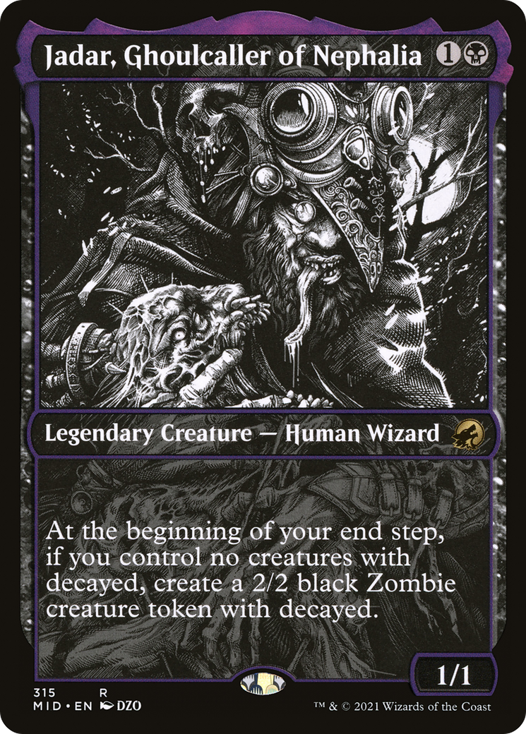 Jadar, Ghoulcaller of Nephalia (MID-315) - Innistrad: Midnight Hunt: (Showcase) - Premium MTG Single from Wizards of the Coast - Just $1.65! Shop now at Game Crave Tournament Store