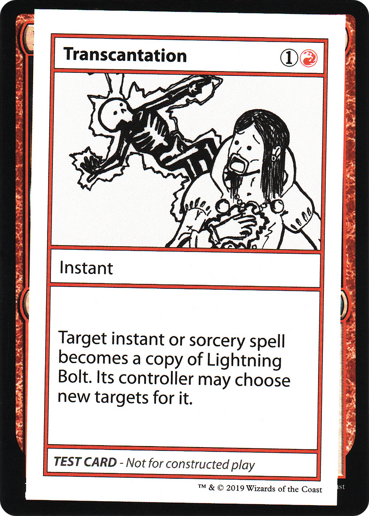 Transcantation (CMB2-067) - Mystery Booster Playtest Cards 2021 - Premium MTG Single from Wizards of the Coast - Just $0.09! Shop now at Game Crave Tournament Store