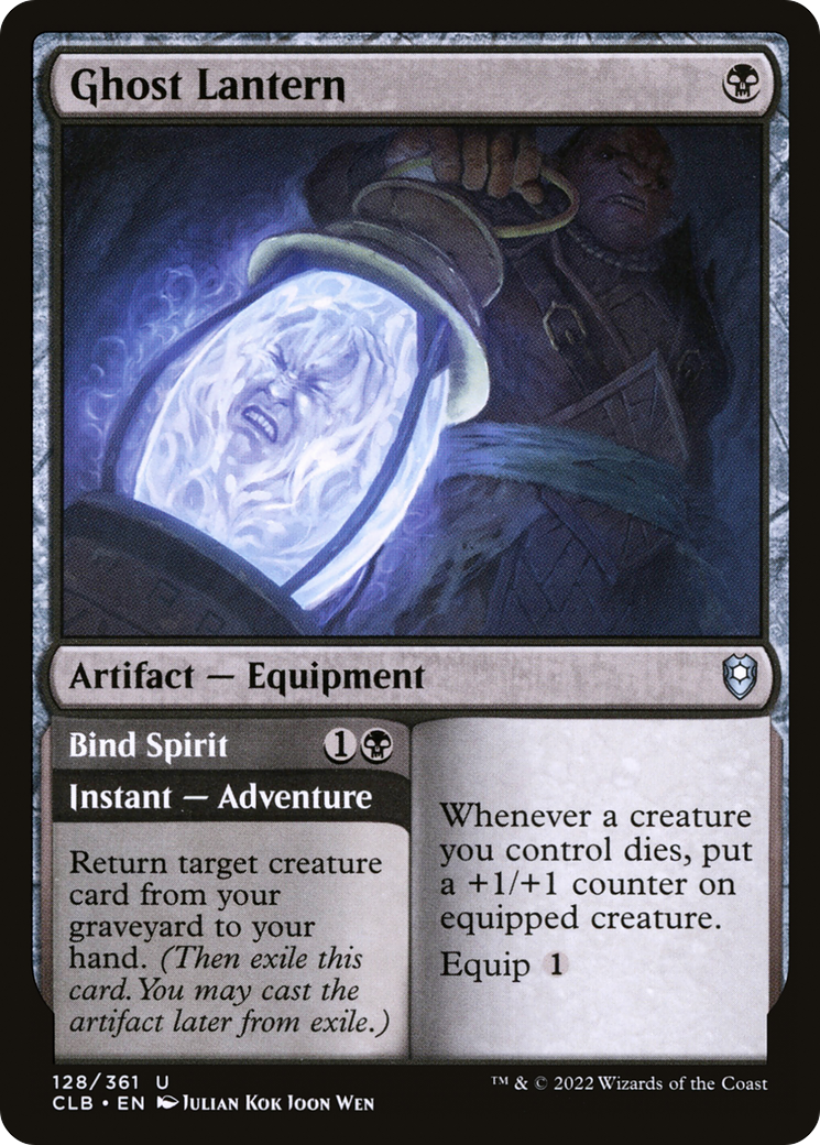 Ghost Lantern // Bind Spirit (CLB-128) - Commander Legends: Battle for Baldur's Gate Foil - Premium MTG Single from Wizards of the Coast - Just $0.08! Shop now at Game Crave Tournament Store
