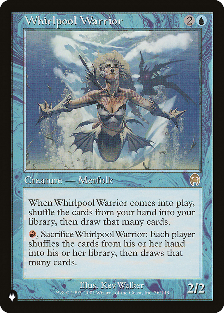 Whirlpool Warrior (PLIST-835) - The List - Premium MTG Single from Wizards of the Coast - Just $0.51! Shop now at Game Crave Tournament Store
