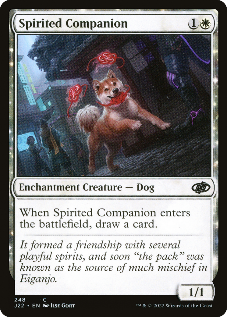 Spirited Companion (J22-248) - Jumpstart 2022 - Premium MTG Single from Wizards of the Coast - Just $0.08! Shop now at Game Crave Tournament Store