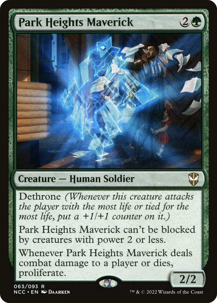 Park Heights Maverick (NCC-063) - New Capenna Commander - Premium MTG Single from Wizards of the Coast - Just $0.25! Shop now at Game Crave Tournament Store