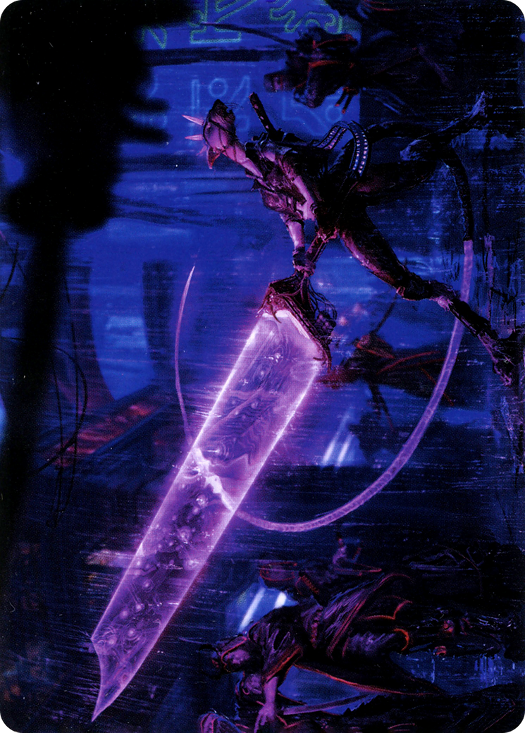 Enormous Energy Blade // Enormous Energy Blade (ANEO-016) - Neon Dynasty Art Series (Borderless) Foil - Premium MTG Single from Wizards of the Coast - Just $0! Shop now at Game Crave Tournament Store