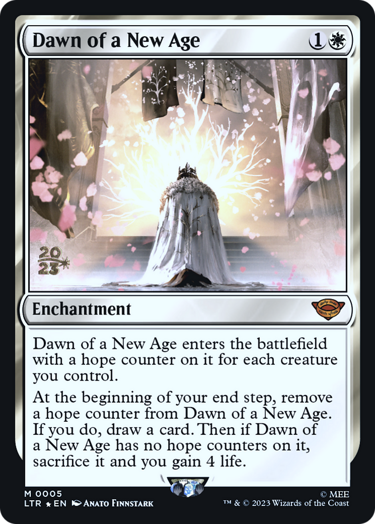 Dawn of a New Age (PLTR-05S) - Tales of Middle-earth Promos Foil - Premium MTG Single from Wizards of the Coast - Just $5.98! Shop now at Game Crave Tournament Store