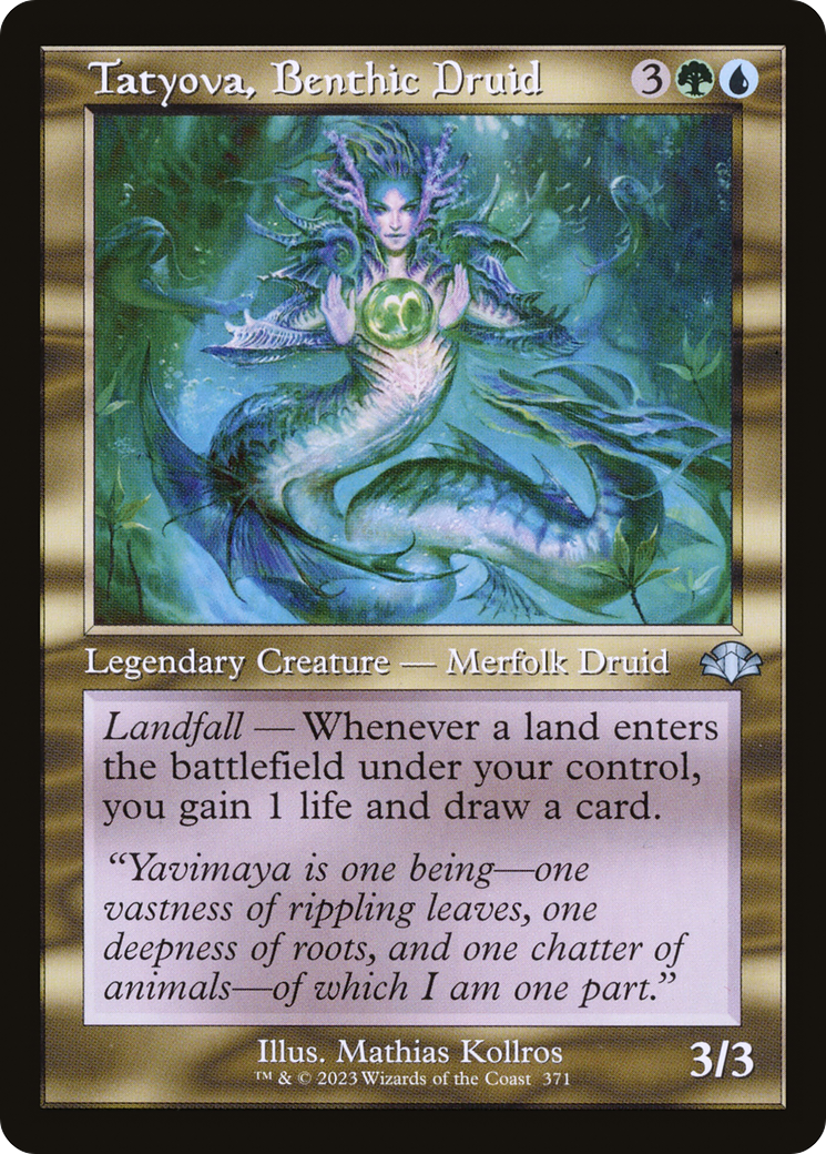 Tatyova, Benthic Druid (DMR-371) - Dominaria Remastered - Premium MTG Single from Wizards of the Coast - Just $0.25! Shop now at Game Crave Tournament Store
