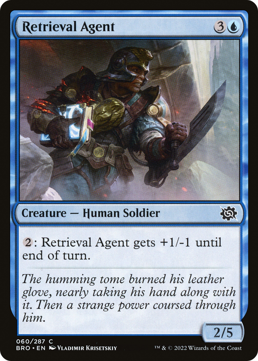 Retrieval Agent (BRO-060) - The Brothers' War - Premium MTG Single from Wizards of the Coast - Just $0.25! Shop now at Game Crave Tournament Store