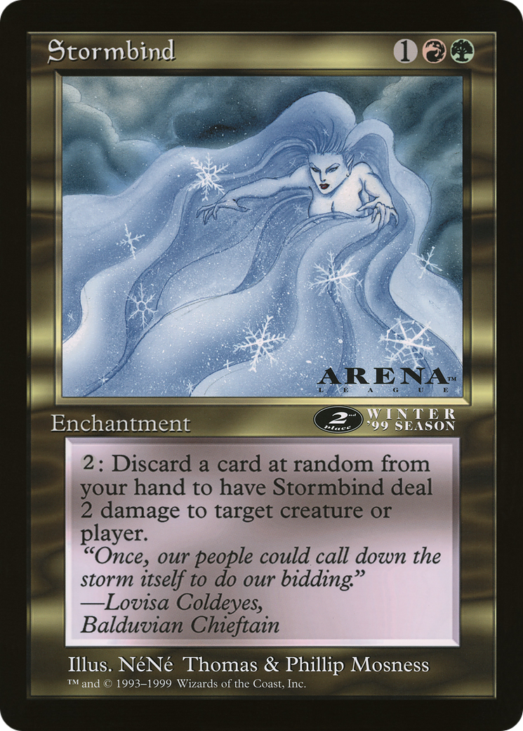 Stormbind (OLEP-064) - Oversized League Prizes - Premium MTG Single from Wizards of the Coast - Just $0! Shop now at Game Crave Tournament Store
