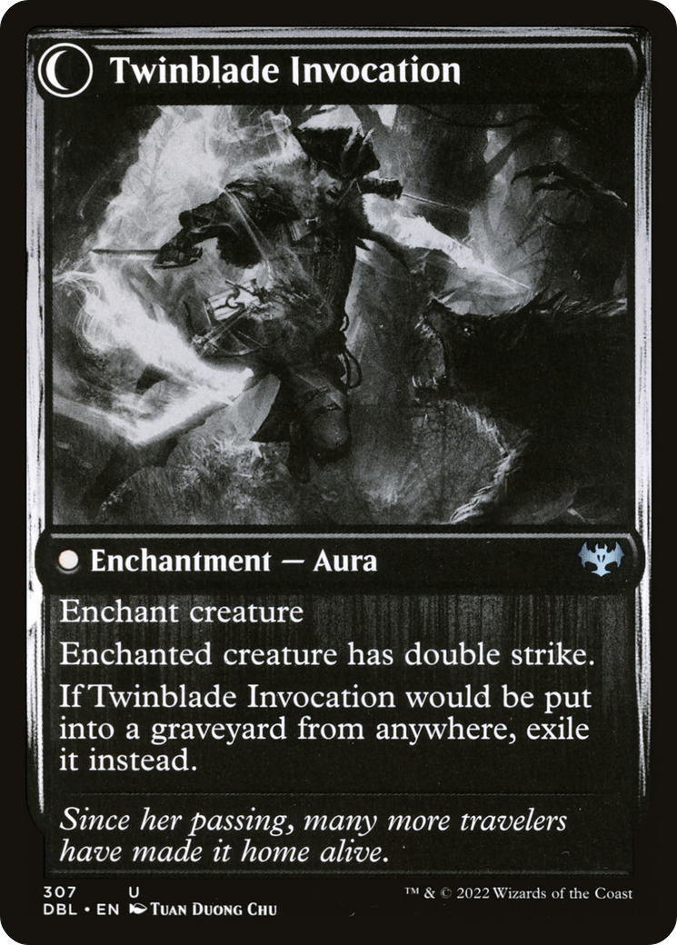 Twinblade Geist // Twinblade Invocation (DBL-307) - Innistrad: Double Feature: (Double Faced Transform) - Premium MTG Single from Wizards of the Coast - Just $0.08! Shop now at Game Crave Tournament Store